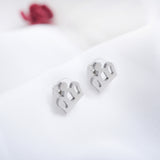 ROSA - Accessorea earrings silver crown