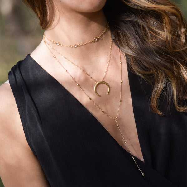 LUNA - Accessorea Necklace Gold